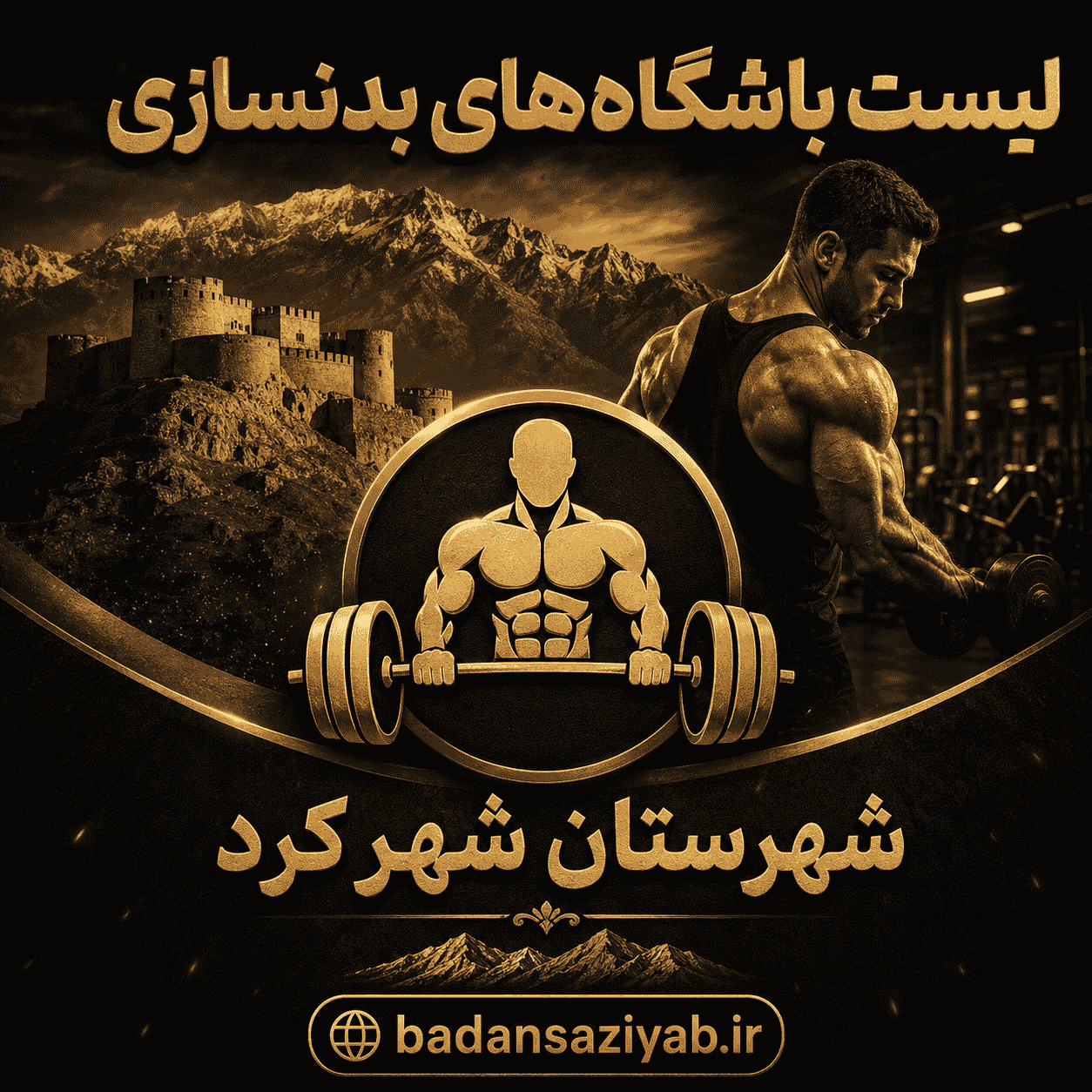 لیست باشگاه‌های بدنسازی شهرستان شهرکرد