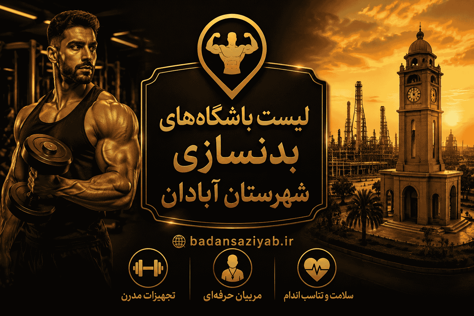 لیست باشگاه‌های بدنسازی شهرستان آبادان