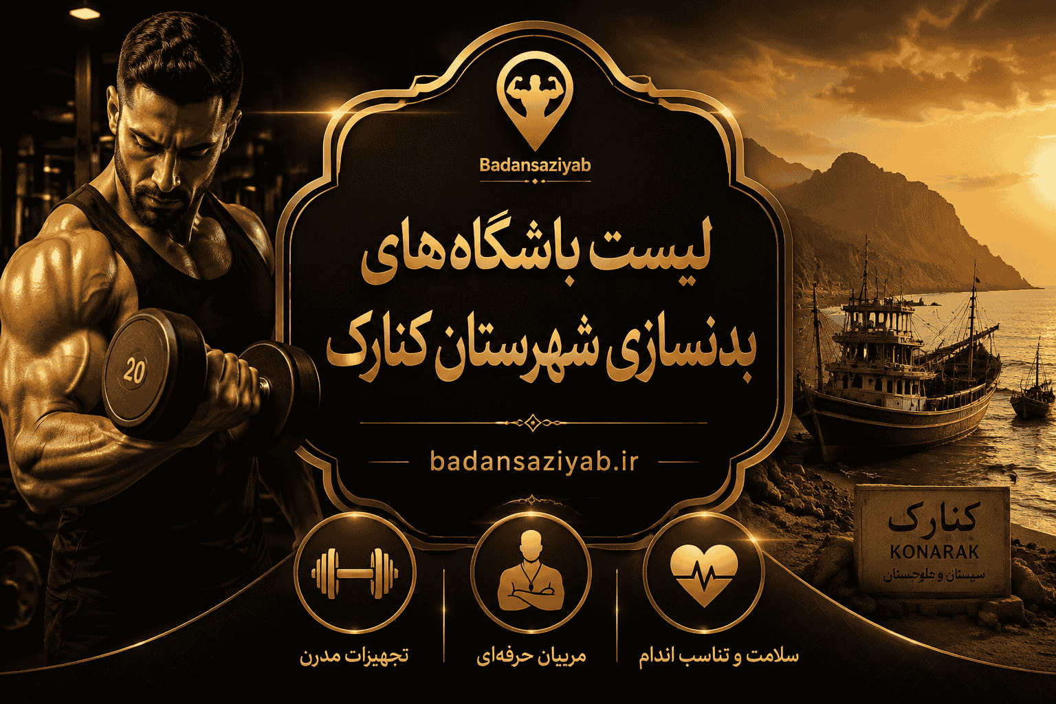 لیست باشگاه‌های بدنسازی شهرستان کنارک