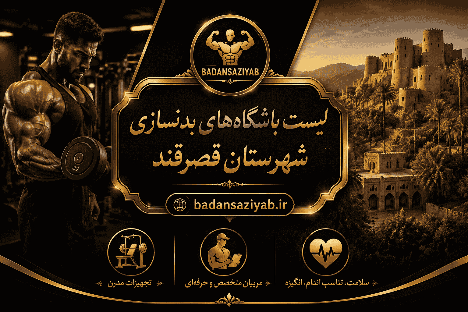 لیست باشگاه‌های بدنسازی شهرستان قصرقند