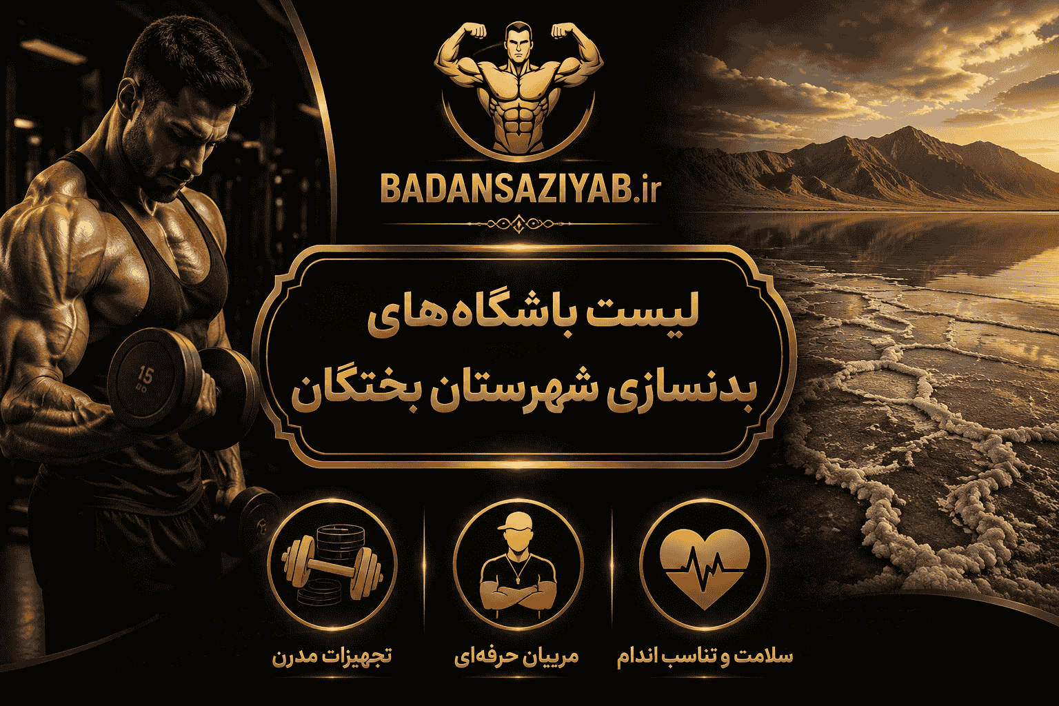 لیست باشگاه‌های بدنسازی شهرستان بختگان