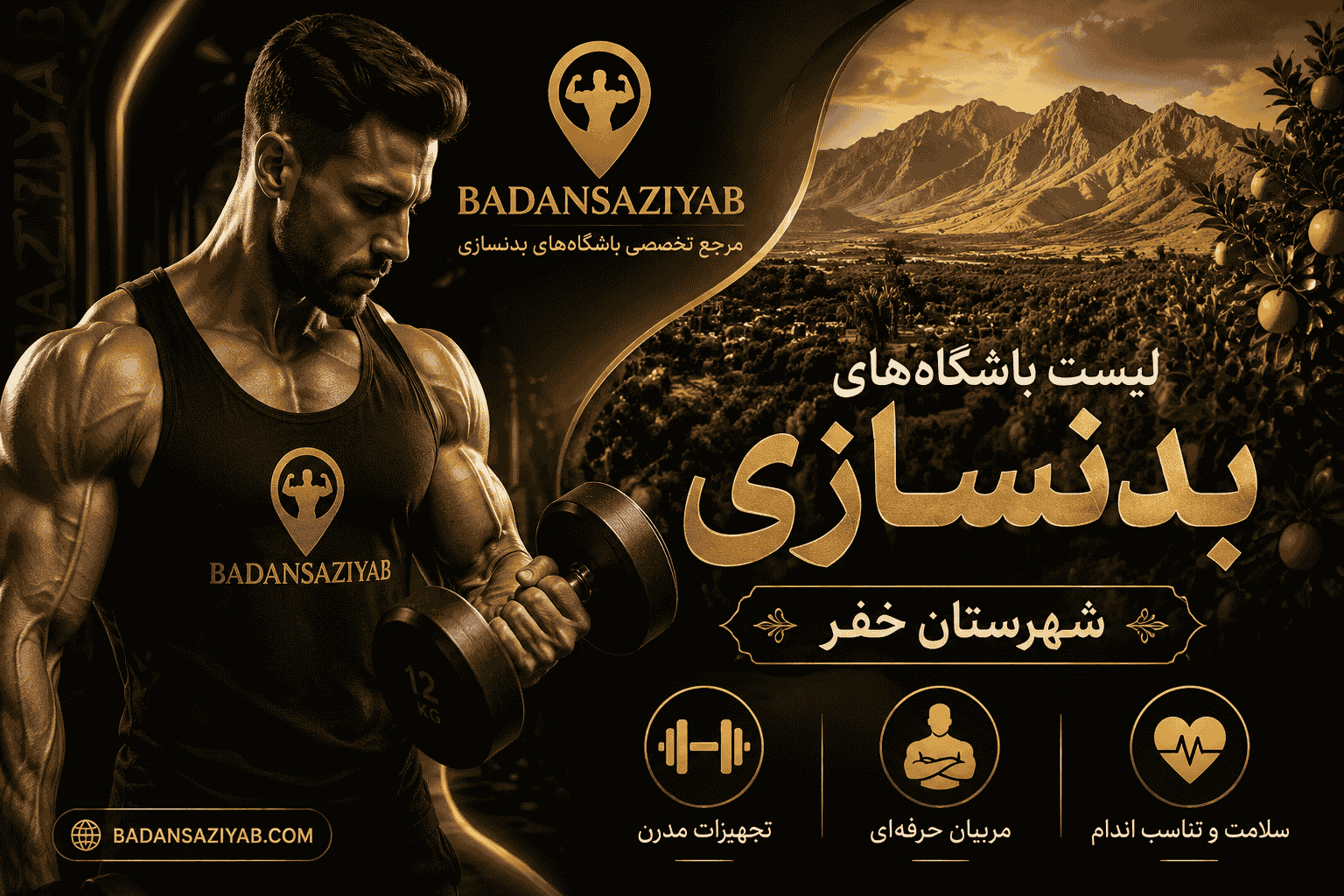لیست باشگاه‌های بدنسازی شهرستان خفر