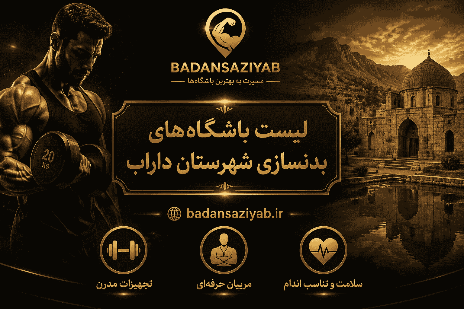 لیست باشگاه‌های بدنسازی شهرستان داراب