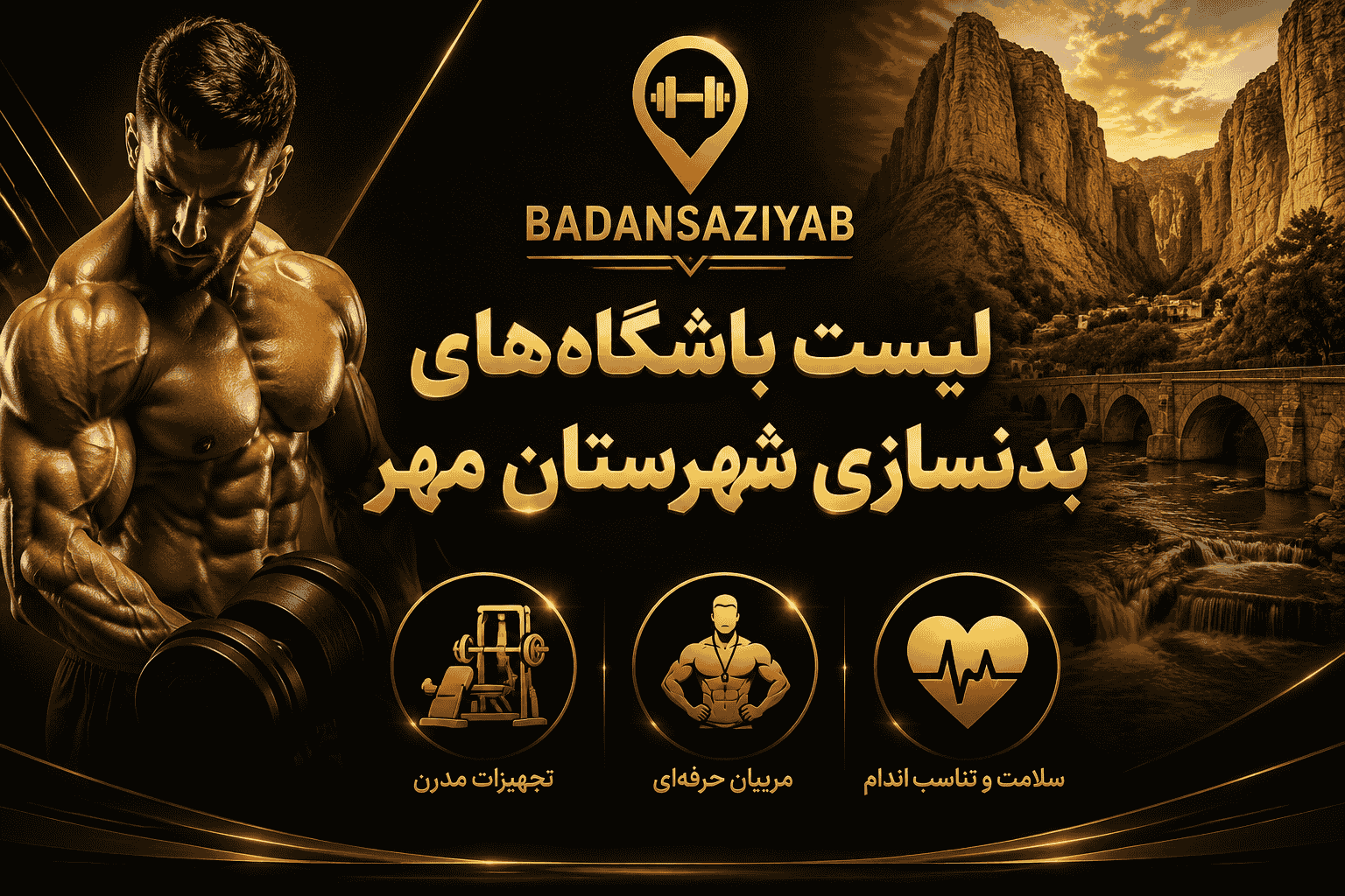 لیست باشگاه‌های بدنسازی شهرستان مهر