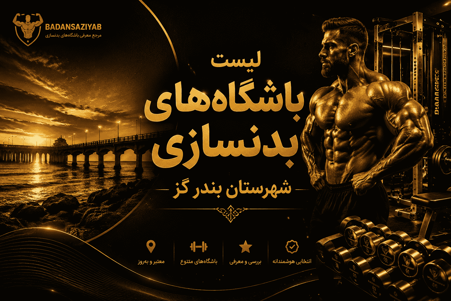 لیست باشگاه‌های بدنسازی شهرستان بندر گز