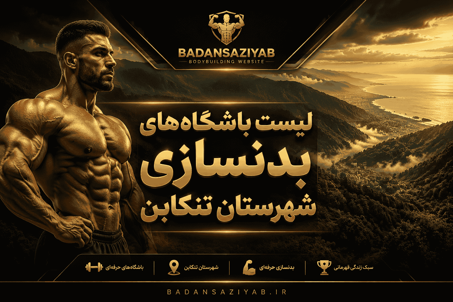 لیست باشگاه‌های بدنسازی شهرستان تنکابن