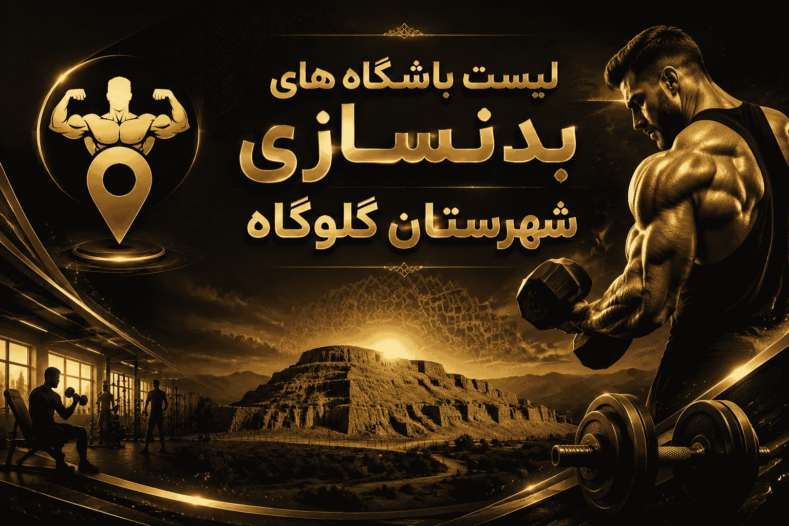 لیست باشگاه‌های بدنسازی شهرستان گلوگاه