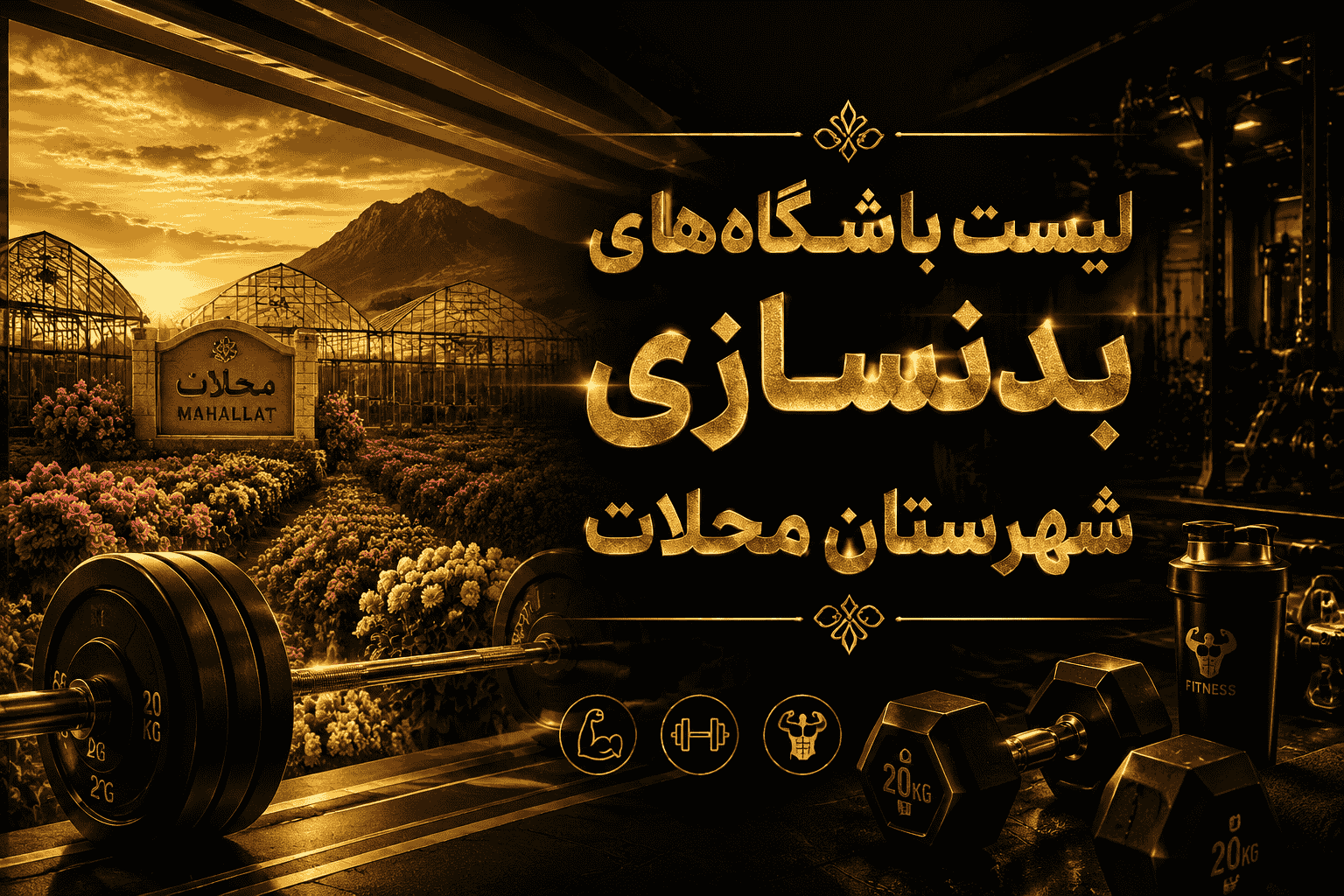 لیست باشگاه‌های بدنسازی شهرستان محلات