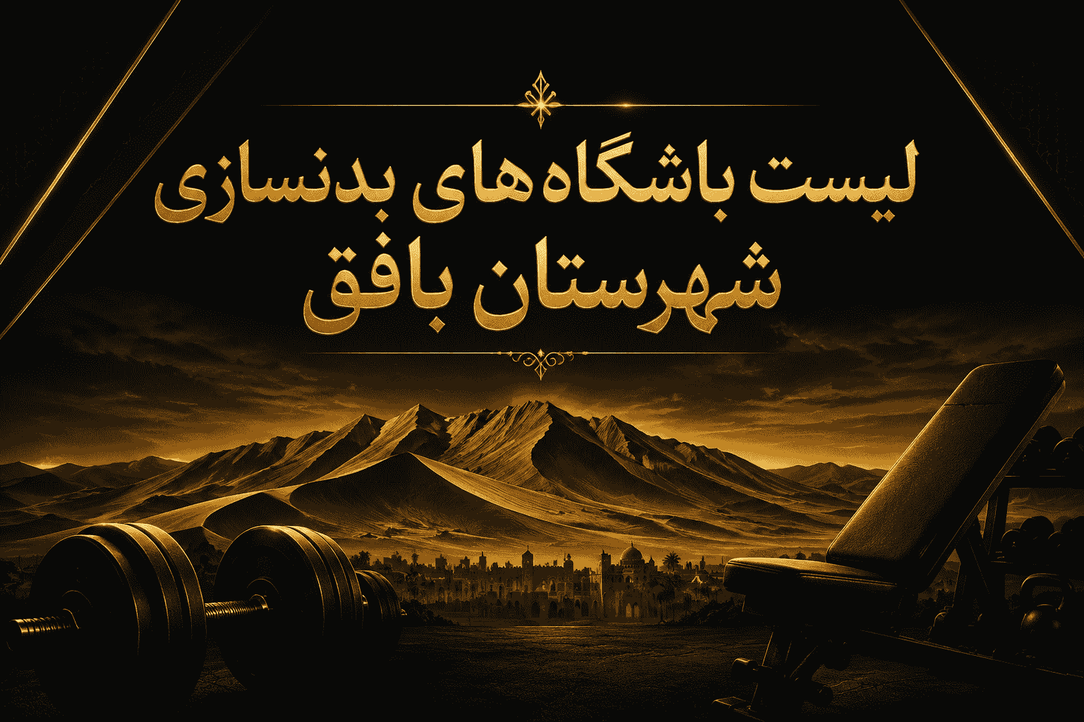 لیست باشگاه‌های بدنسازی شهرستان بافق
