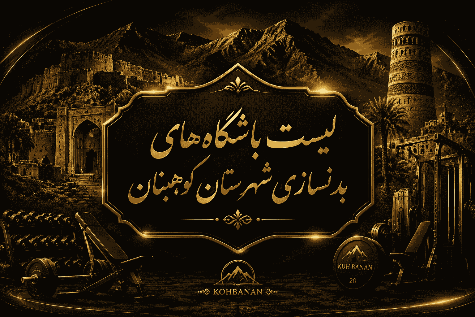 لیست باشگاه‌های بدنسازی شهرستان کوهبنان